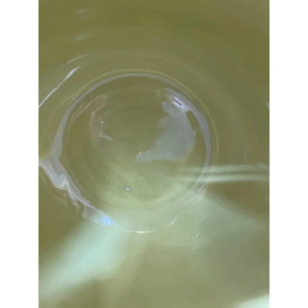 Bauer Yellow Greenish 1 Quart Pitcher Batter Bowl Tracy Irwin Style